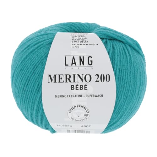 Lang Yarns Merino 200 Bébé 0378 smaragd von Lang Yarns
