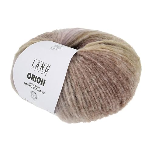 Lang Yarns ORION 270 m/ 100 g OLIVE/VIOLETT/BRAUN Fb. 04 von Lang Yarns