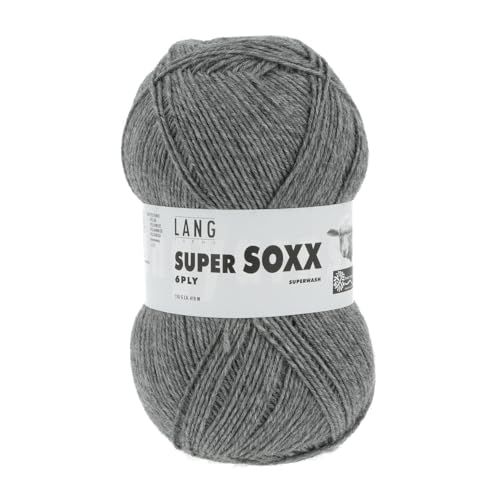 Lang Yarns Super Soxx 6-fach 0005 dunkelgrau von Lang Yarns