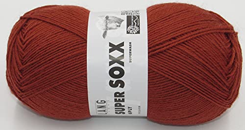 Lang Yarns Super Soxx 6-ply Uni 907.0015 - Tabac Lang Yarns Super Soxx 6-ply Uni 907.0015 - Tabac von Lang Yarns
