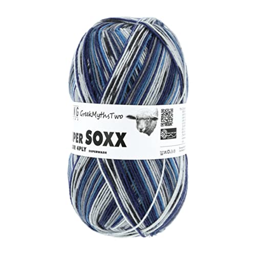Lang Yarns - Super Soxx Color 4-fach 0399 hellblau dunkelblau 100 g Lang Yarns - Super Soxx Color 4-fach 0399 hellblau dunkelblau 100 g von Lang Yarns