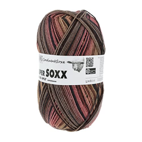 Lang Yarns - Super Soxx Color 4-fach 0404 lachs beige 100 g Lang Yarns - Super Soxx Color 4-fach 0404 lachs beige 100 g von Lang Yarns