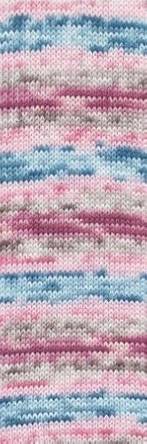 WOOLADDICTS Move (Lang Yarns) 1126.0010 - pink/beige/petrol von Lang Yarns