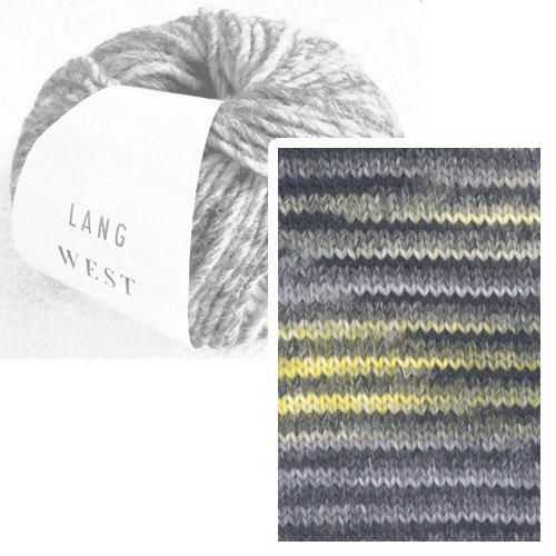 Lang Yarns WEST 732.0013 - Gelb/Schwarz/Grau von Lang Yarns