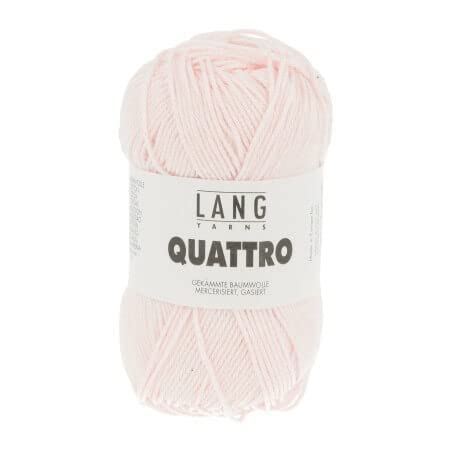 Long Yarns Strickgarn, 100% Baumwolle, Quattro von Lang Yarns