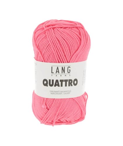 Long Yarns Strickgarn, 100% Baumwolle, Quattro von Lang Yarns