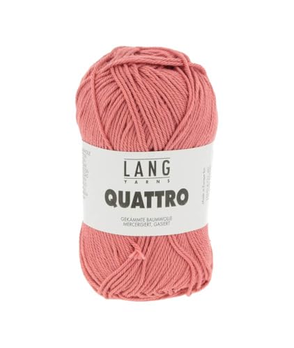 Long Yarns Strickgarn, 100% Baumwolle, Quattro von Lang Yarns