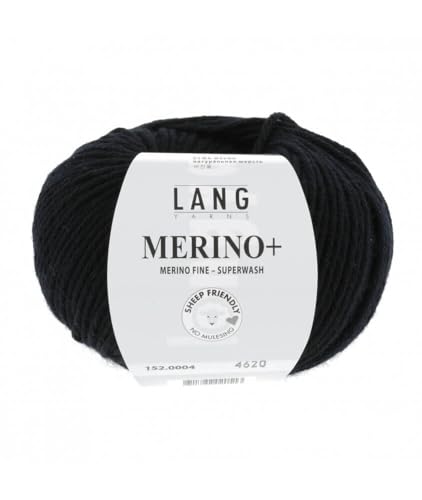 Merino + 0004 schwarz von Lang Yarns