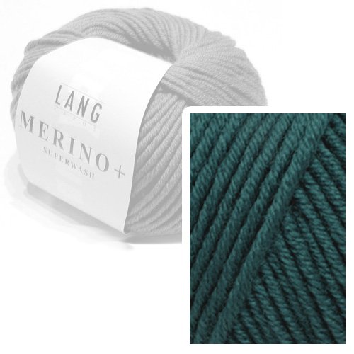 Merino + 0088 petrol von Lang Yarns