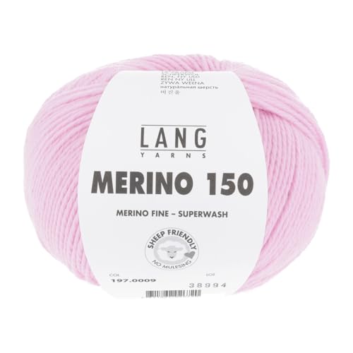 Merino 150 Superwash 0009 rosa von Lang Yarns