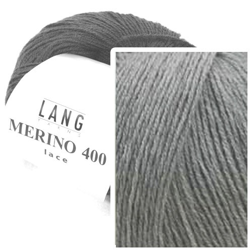 Merino 400 Lace 0003 hellgrau von Lang Yarns