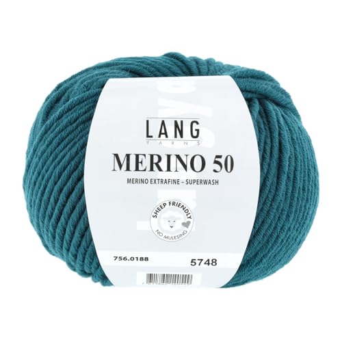 Merino 50 - 0188 petrol von Lang Yarns