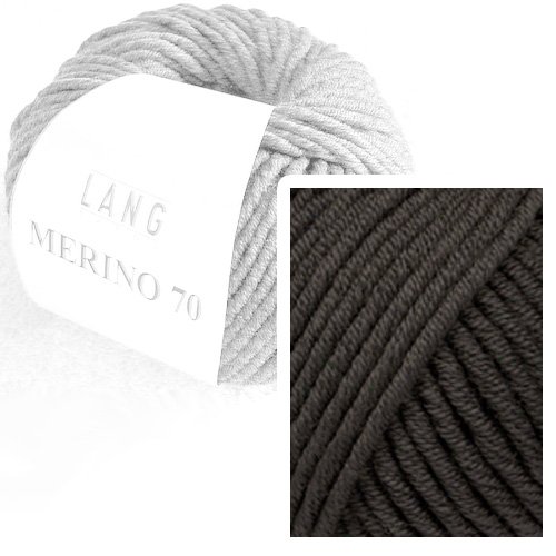 Merino 70 - 0067 braun von Lang Yarns