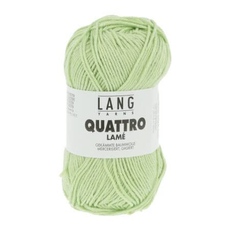 PPSC Strickgarn, 100% Baumwolle, Quattro Lamé 16 von Lang Yarns