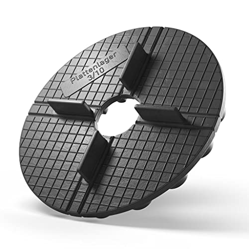 200x LANGFIT® Plattenlager - Flexibles Terrassenlager mit 3mm Fugenkreuz für Feinsteinzeug Terrassenplatten – 1cm Auflagenhöhe – Made in Germany – MS-PL3-10 von Langfit