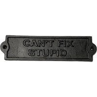Gusseisen Wandtafel/Can't Fix Dumm Wandtafel/ Ovale Wand Aus von LangfordDecorandMore