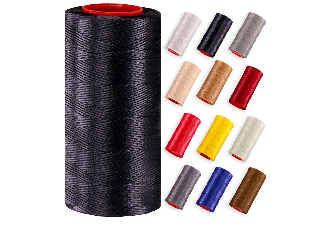 Langlauf Schuhbedarf Ledergarn gewachst 0,8mm - 250m Sattlergarn 100% Polyester Nähgarn Langlauf Schuhbedarf Ledergarn gewachst 0,8mm - 250m Sattlergarn 100% Polyester Nähgarn von Langlauf Schuhbedarf