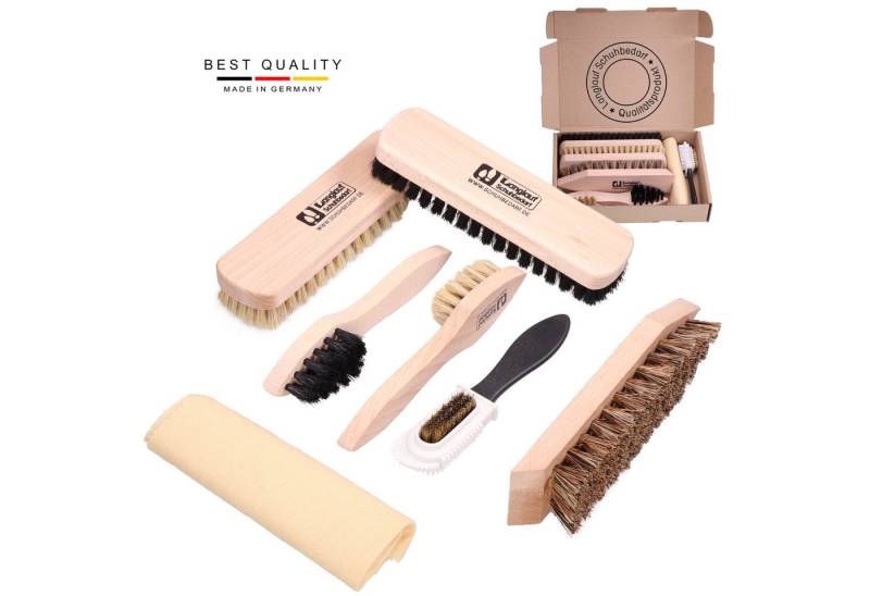 Langlauf Schuhbedarf Reinigungsbürsten-Set Schuhputzset I 7tlg - Einsteiger Schuhbürsten Set Langlauf Schuhbedarf Reinigungsbürsten-Set Schuhputzset I 7tlg - Einsteiger Schuhbürsten Set von Langlauf Schuhbedarf