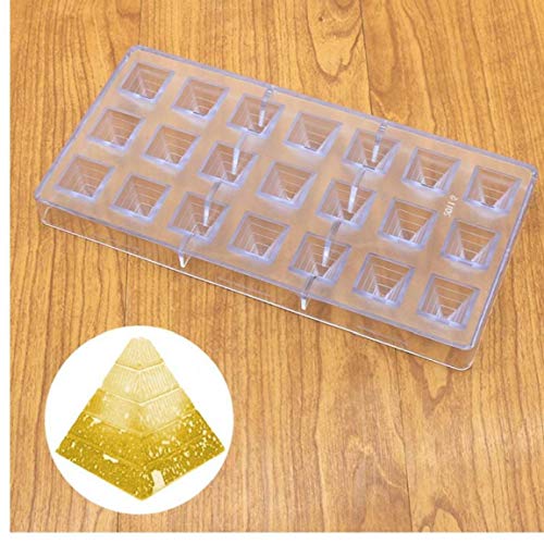 3D-Pyramide Konditorei Mould Plastic Schokolade Platz Eiswürfel Süßigkeit Bakeware Pan von Lankater