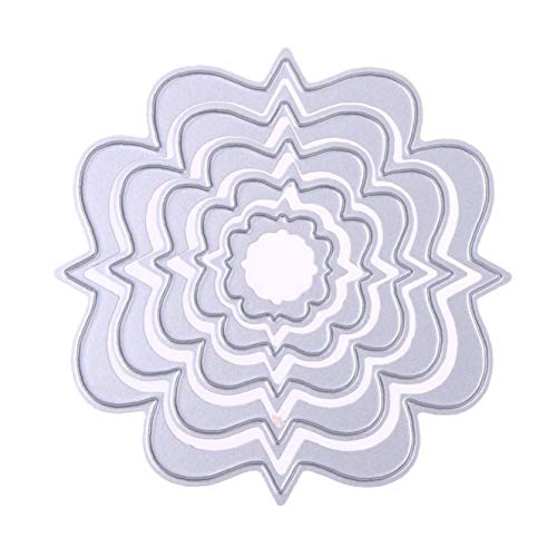 Label Metall Stanzformen Embossing Folder Vorlage Für Scrapbooking Album Papierkarten Craft 5pcs / Lot von Lankater