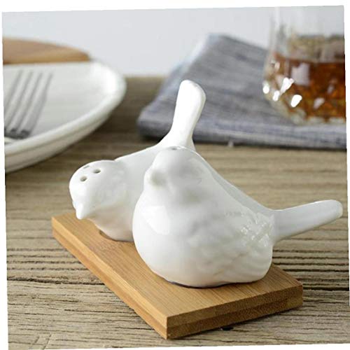 Lankater 2st Vögel Form Salz- Und Pfefferstreuer-Set, Gewürzdose Würzen, Wedding Favor Liebes-Vogel-Geschenk von Lankater