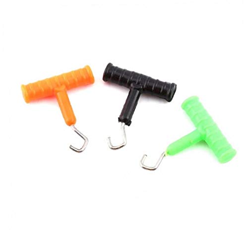 Lankater Angeln Knoten Puller Stainless Stee Haar Vorfachzubehör Pesca Carp Zubehör 3pcs Zufällige Farbe von Lankater