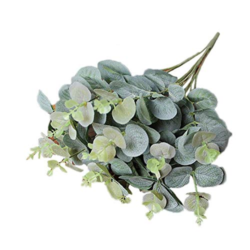 Lankater Simulation Eucalyptus Leave Artificial Grünpflanzen Blatt DIY Fertigkeit-Party Home Decor von Lankater