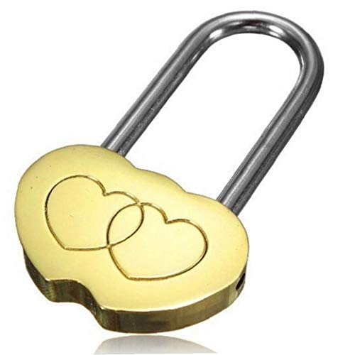 Padlock Liebes-Verschluss-Heart-Shaped Schlösser Liebhaber Wünschen Schloss Hochzeit Hochzeit Vorhängeschloss von Lankater