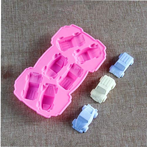 Silikon Formen, 3D Car Shaped Schokolade Formt Muffin Blech, Backen Bakeware Form Für Kuchen Süßigkeit Schokolade Kuchen-gelee-Brot-Pudding Muffin von Lankater