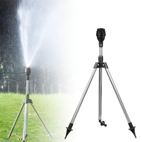 Rotating Tripod Sprinkler | 360 Grad Automatisch Rotierende Bewässerungssprinkler | rasensprengers mit Stativ | Teleskopstativsprinkler Für Große Flächen, Hof, Garten, Rasen Rotating Tripod Sprinkler | 360 Grad Automatisch Rotierende Bewässerungssprinkler | rasensprengers mit Stativ | Teleskopstativsprinkler Für Große Flächen, Hof, Garten, Rasen von Lanmijia