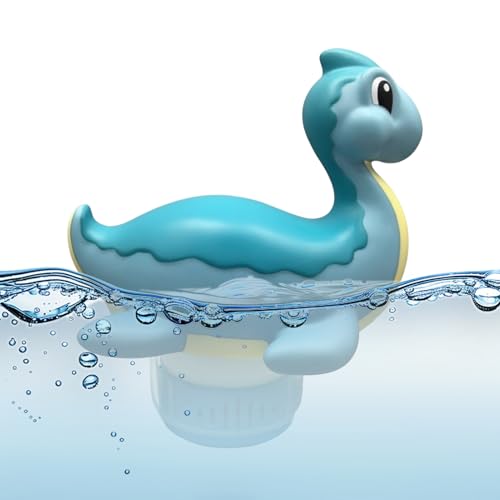 Schwimmender Chlorinator | Chlorschwimmer für Pool | Chlor Spender Schwimmer | Pool Und Spa Chlor Tabletten Halter | Leichtes Öffnen Schwimmender für whirlpools für Schwimmbad, Spa von Lanmijia