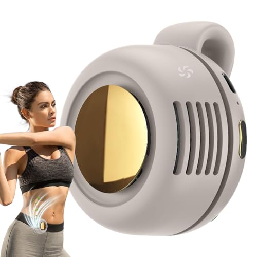 Small Clip Fan | Portable Silent Mini Bladeless Fan Clip On |kleiners Wirbelwind Clip Hüft Nacken Ventilator | 3 Geschwindigkeiten Mini handventilator zum Taille Hals, Ideal für Outdoor, Reisen, Büro von Lanmijia