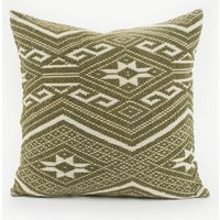 Handgesponnenes Tai Lu Hill Tribe Kelim Style Baumwollkissen Kissen 20x20" von LannaPassa
