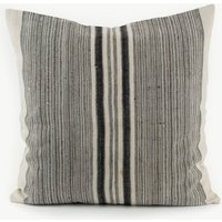 Vintage Hill Tribe Hanf & Baumwolle Kissen Kissenbezug 22x22"Black Indigo Handgewebter Natürlicher Rustikaler Stil Hmong Gestreift #idh Vintage Hill Tribe Hanf & Baumwolle Kissen Kissenbezug 22x22"Black Indigo Handgewebter Natürlicher Rustikaler Stil Hmong Gestreift #idh von LannaPassa