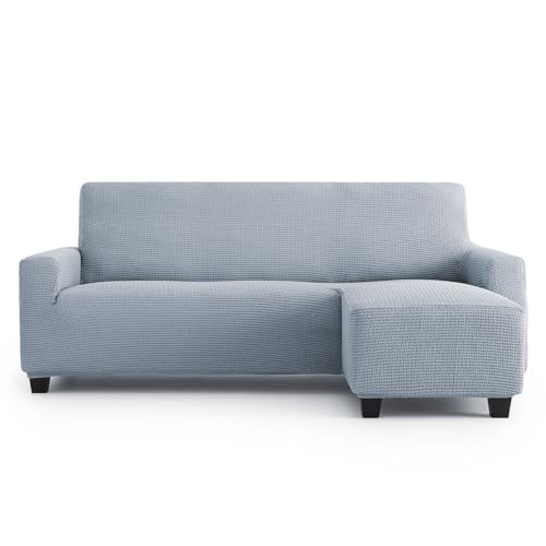 Bezug für Chaiselongue Mini Bali bis 210 cm, multielastisch, maximale Anpassungsfähigkeit und weiche Haptik, maschinenwaschbar, für Sofas BOLLSTANÄS, kurz rechts, Hellblau C24 von Lanovenanube