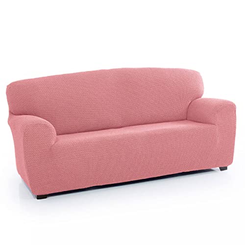 Lanovenanube Sofabezug Gael Superelastisch, 3-Sitzer, Pastellrosa von Lanovenanube