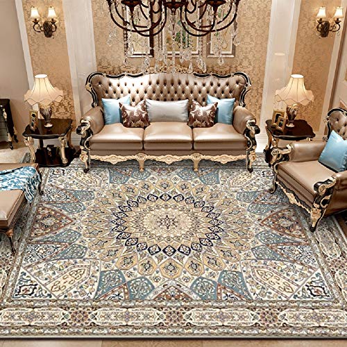 Lanqinglv Samt Rosa Teppich 150x200cm Indische Böhmisch Boho Teppich Wohnzimmer Schlafzimmer Küche Fußmatte Dekorative Terrassen Teppich Läufer,E007 von Lanqinglv