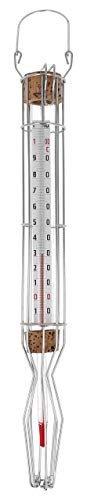 Lantelme 110°C Grad Kessel Ölthermometer zum einkochen einwecken einmachen analog Lebensmittel Eintopf Zucker Marmaladen Thermometer in Drahtfassung 4419 von Lantelme