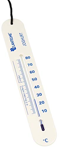 Lantelme Joghurt Thermometer analog mit Schnur Ihr Küchenhelfer auch für Milch Käse Quark Selbstherstellung 8280 von Lantelme