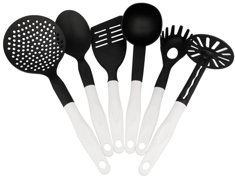 Lantelme Kochbesteck-Set Küchenhelfer - Küchenbesteck Set 6 tlg. in schwarz - weiss Lantelme Kochbesteck-Set Küchenhelfer - Küchenbesteck Set 6 tlg. in schwarz - weiss von Lantelme
