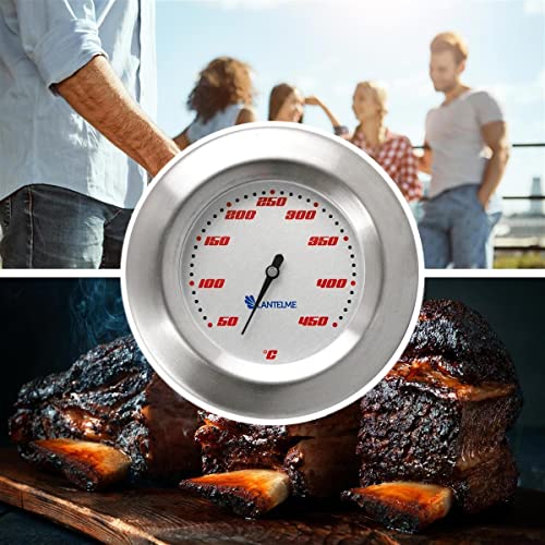 Lantelme Grillthermometer 450 Grad für die Grillhaube Thermometer passend zu allen Smoker Grill Bbq Kohlegrill Kugelgrill zum Einbau Nachrüsten an Grilldeckel von Lantelme