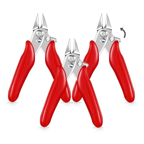 Lanties 3 Packungen 8,9 cm Mikroschneider mit Verriegelung, bündigschneider, Mini-Drahtschneider, Seitenschneider, Seitenschneider, Seitenschneider, kleine Bündigschnittzange, Juwelier-Werkzeuge, Lanties 3 Packungen 8,9 cm Mikroschneider mit Verriegelung, bündigschneider, Mini-Drahtschneider, Seitenschneider, Seitenschneider, Seitenschneider, kleine Bündigschnittzange, Juwelier-Werkzeuge, von Lanties