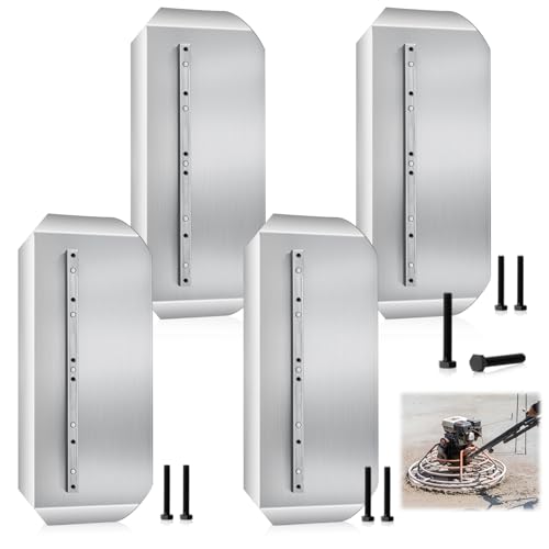 Lanties 4 Stück Kellenblätter, 20,3 x 45,7 cm, Edelstahl-Kombinationsklinge, passend für 116,8–121,9 cm Maschinen für Beton, Mauerwerk, Nachbearbeitung Lanties 4 Stück Kellenblätter, 20,3 x 45,7 cm, Edelstahl-Kombinationsklinge, passend für 116,8–121,9 cm Maschinen für Beton, Mauerwerk, Nachbearbeitung von Lanties