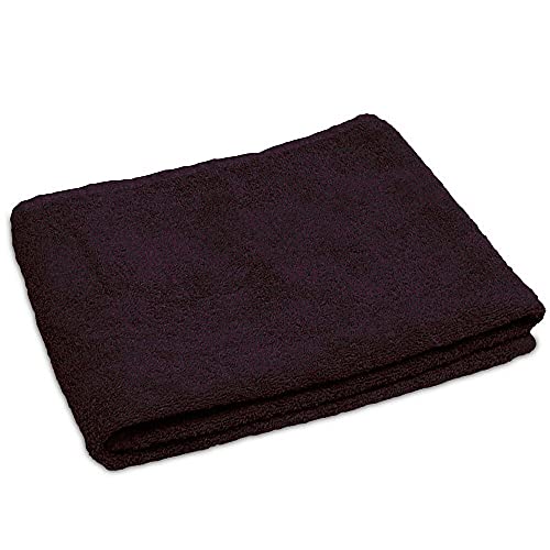 Lanudo® Luxus Handtuch 600g/m² Pure Line 50x100 cm mit Bordüre.100% feinste Frottier Baumwolle in höchster Qualität, Farbe: Violett/Lila/Bordeaux-Rot von Lanudo