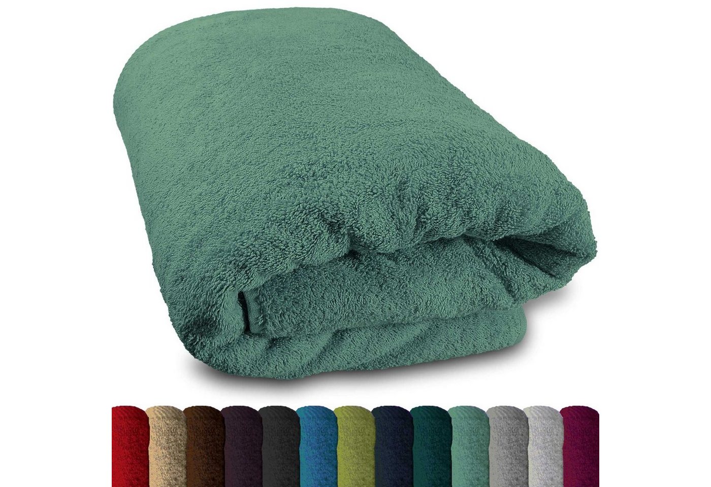 Lanudo Badetücher Lanudo® Saunahandtuch "Pure Line" 80x200 cm div. Farben, 100% Baumwolle (1-St) von Lanudo