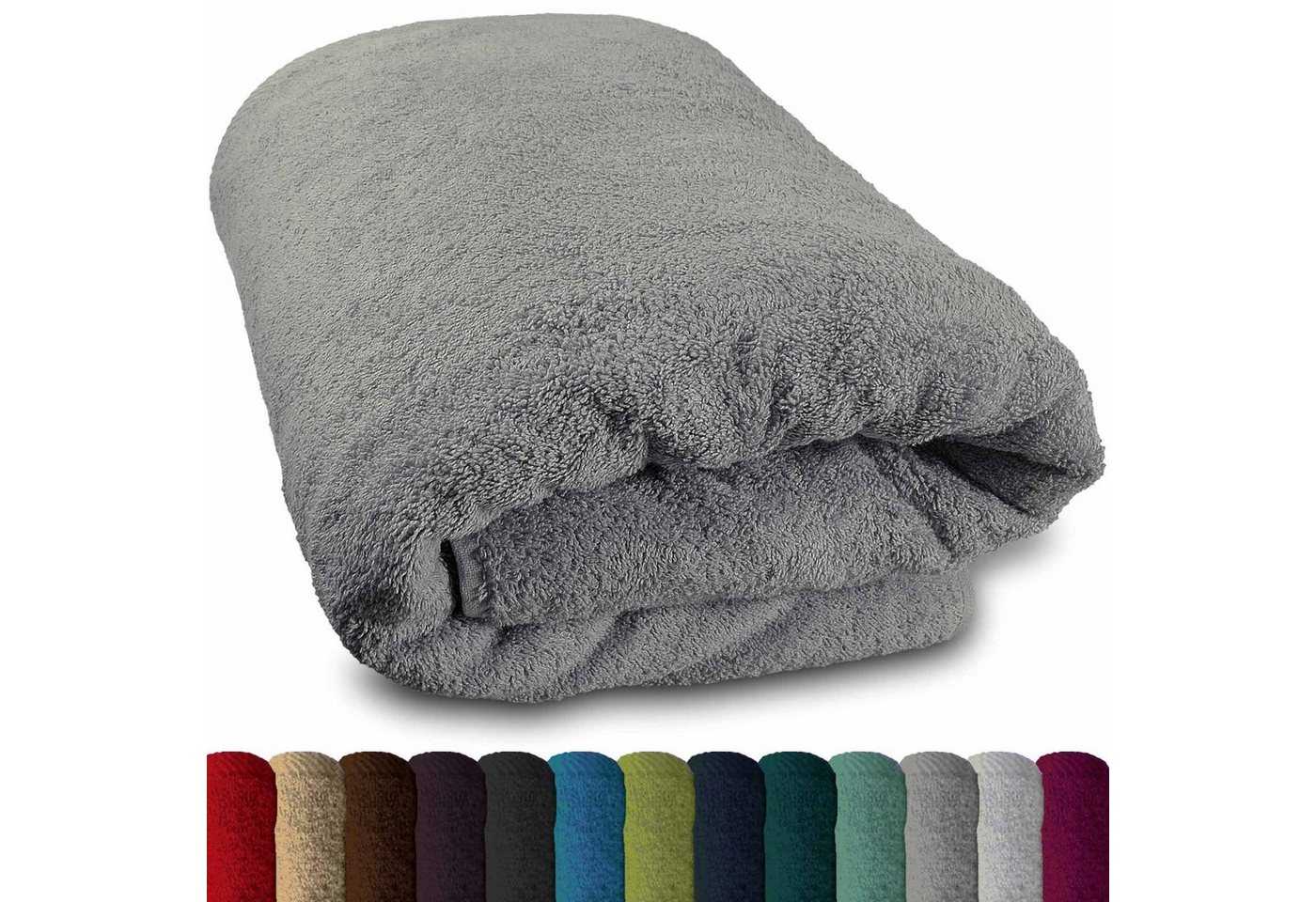 Lanudo Badetücher Lanudo® Saunahandtuch "Pure Line" 80x200 cm div. Farben, 100% Baumwolle (1-St) von Lanudo