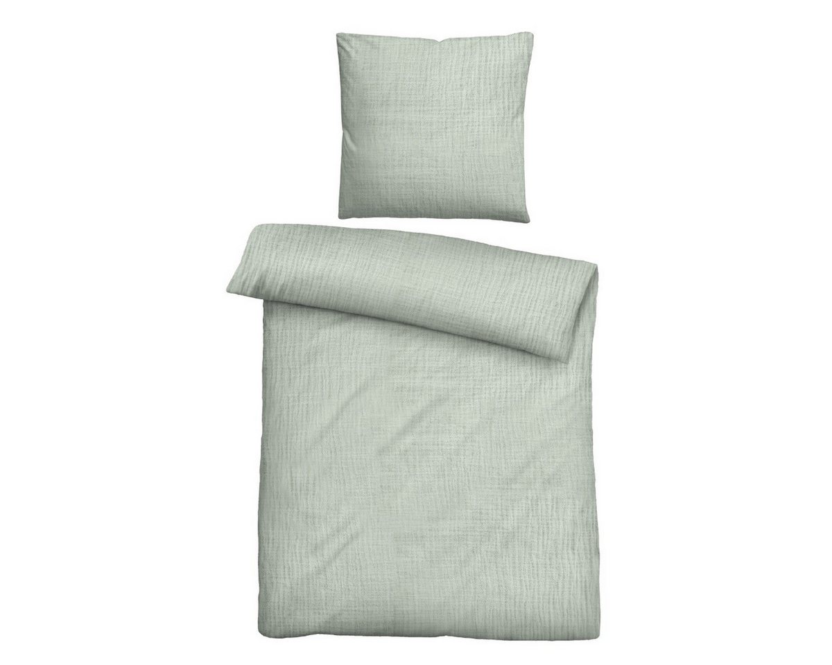 Lanudo Bettwäsche Lanudo® Musselin Luxus Bettwäsche-Set, 100% Baumwolle, Crêpe-Effekt von Lanudo