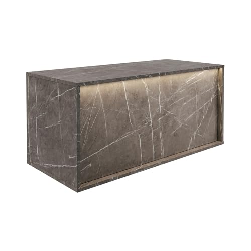 Lanzet Dune Waschbeckenunterschrank – Dunkelgraue Marmoroptik, 100cm Breite, LED-beleuchtete Front mit Bewegungsmelder, 1 Schublade mit integriertem Einsatz, Push-to-Open – Made in Germany Lanzet Dune Waschbeckenunterschrank – Dunkelgraue Marmoroptik, 100cm Breite, LED-beleuchtete Front mit Bewegungsmelder, 1 Schublade mit integriertem Einsatz, Push-to-Open – Made in Germany von Lanzet