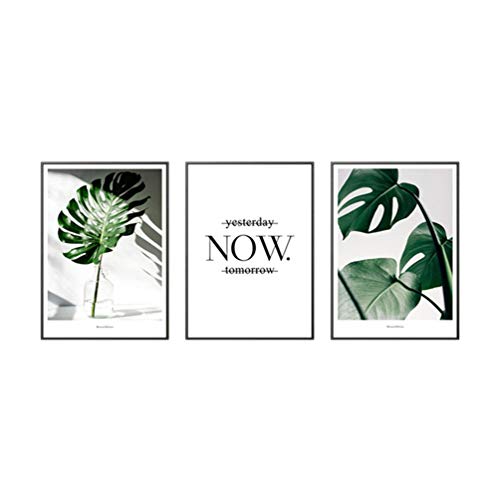 LaoZan Einfache Hauptdekoration Abstract Leinwand Wandbild Kunstdruck Wanddeko Creative Rahmenlosen Kern Malerei 3Pcs (Stil2,50 * 70 cm) von LaoZan