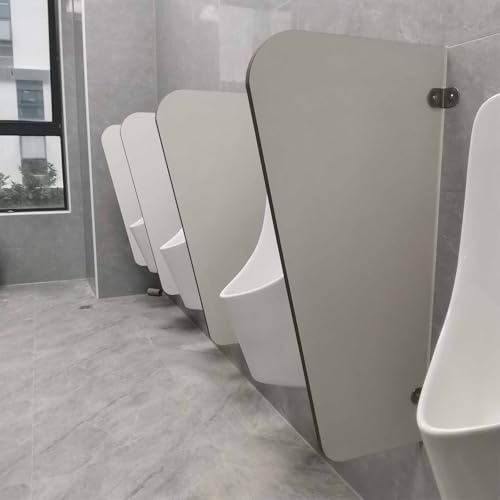 Laohucai 90 cm Urinaltrennwand, wandmontierte Urinaltrennwand, Urinal-Sichtschutz für Herren, Toilettentrennwand für Einkaufszentren/öffentliche Plätze(A,4pack) von Laohucai